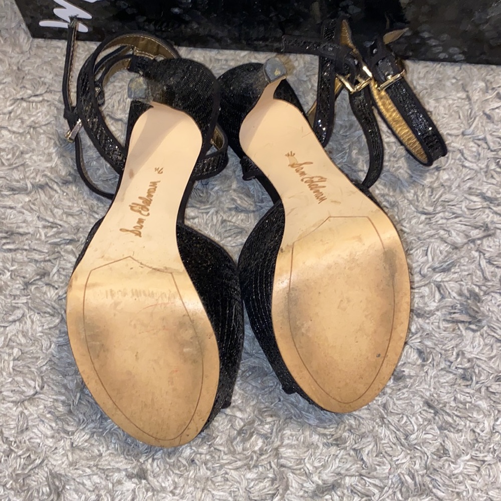 Black glitter heels - Picture 5 of 6